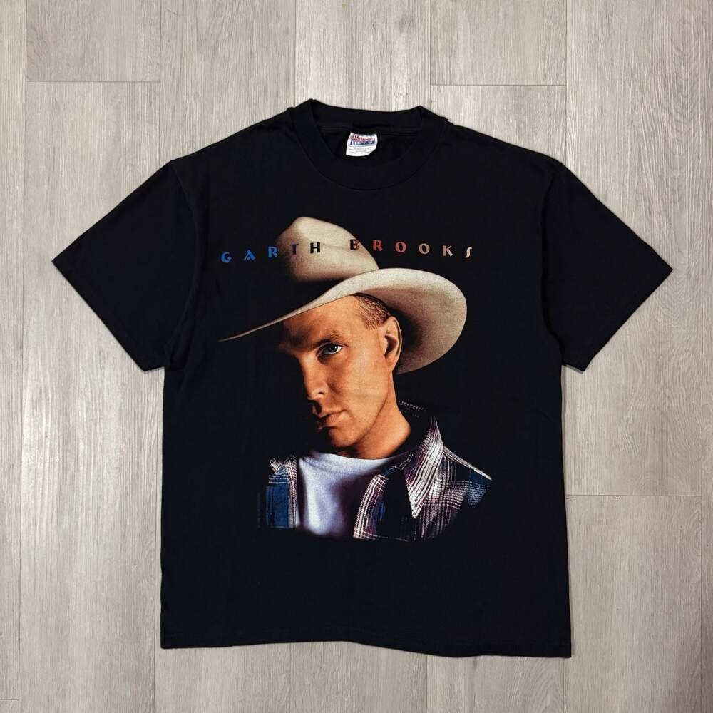 Vintage 1998 Garth‎ Brooks World Tour Hanes Beefy-T Shirt Size L